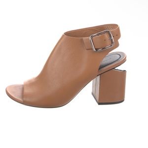 Alexander Wang Leather Slingback Sandals. Size: 38